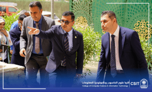 Read more about the article لجنة من وزارة التعليم العالي تزور كلية علوم الحاسوب وتكنولوجيا المعلومات للاطلاع على استعدادات افتتاح قسم الأمن السيبراني
