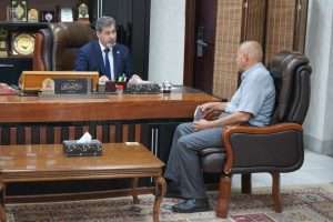 Read more about the article رئيس الجامعة يستقبل مدير الموارد المائية لبحث سبل التعاون المشترك