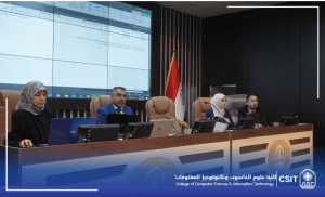 Read more about the article تدريسيون من كلية علوم الحاسوب وتكنولوجيا المعلومات يشاركون في ورشة عمل لتطوير مهارات العمل على برنامجي الـ(HR) والـ(SIS)