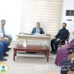 اجتماع عميد كلية علوم الحاسوب وتكنولوجيا المعلومات مع ملاك قسم الأمن السيبراني