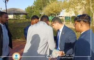 Read more about the article عميد كلية علوم الحاسوب وتكنولوجيا المعلومات يلتقي بالطلبة الأجانب