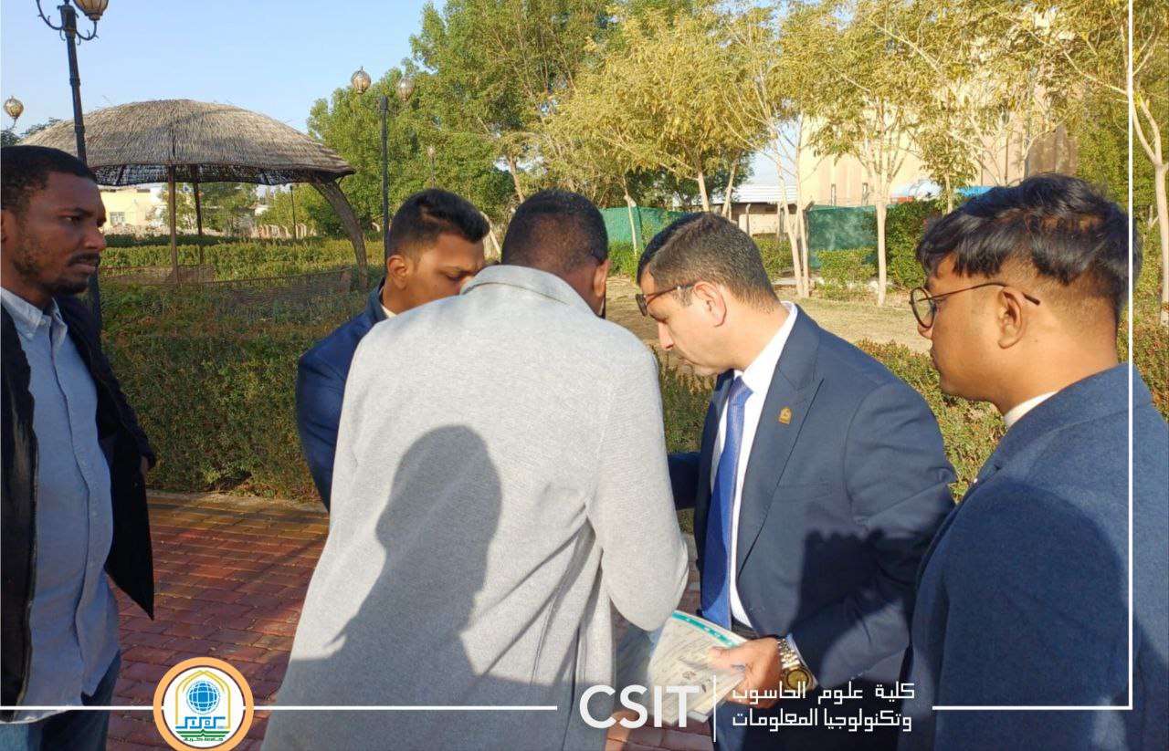 You are currently viewing عميد كلية علوم الحاسوب وتكنولوجيا المعلومات يلتقي بالطلبة الأجانب