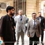 السيد عميد كلية علوم الحاسوب وتكنولوجيا المعلومات يجري جولة تفقدية في الأقسام العلمية