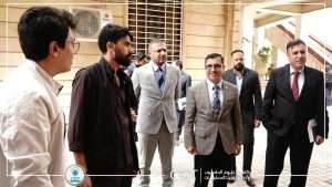 Read more about the article السيد عميد كلية علوم الحاسوب وتكنولوجيا المعلومات يجري جولة تفقدية في الأقسام العلمية